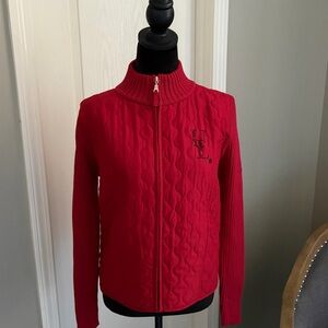 Elegant Red University of Louisiana Women's Zip-Up Jacket